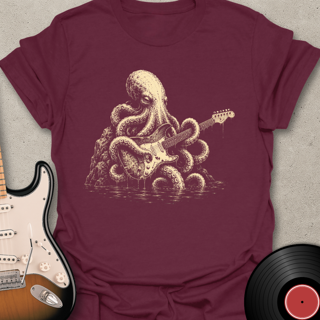 Octopus Guitar T-Shirt