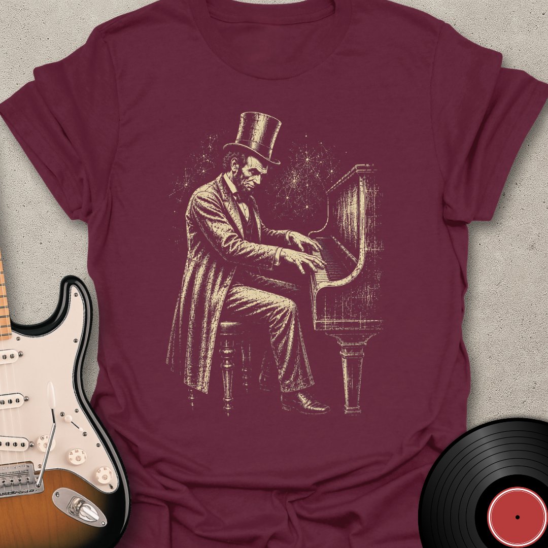 Lincoln Piano T-Shirt