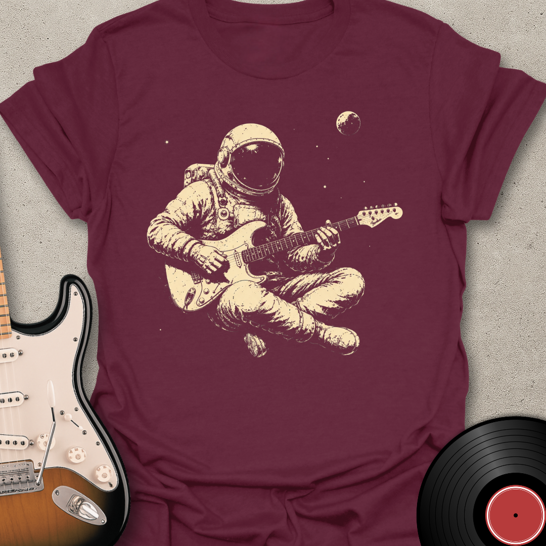 Astronaut Guitar T-Shirt