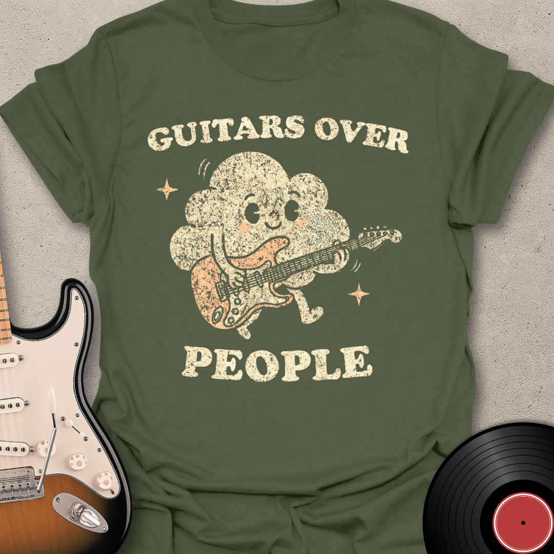 Guitars Over People T-Shirt