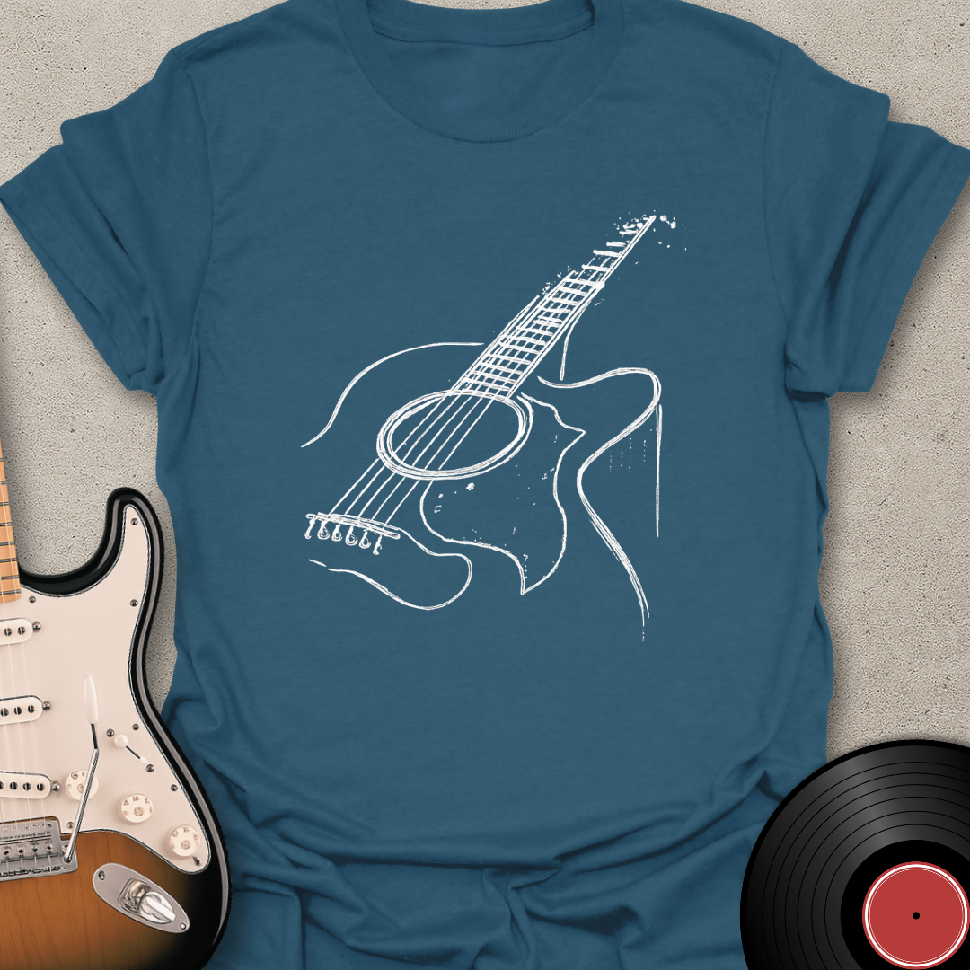 Sketch Guitar T-Shirt
