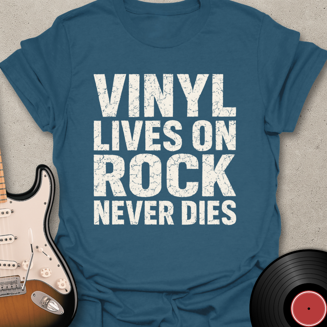 Vinyl Lives On T-Shirt