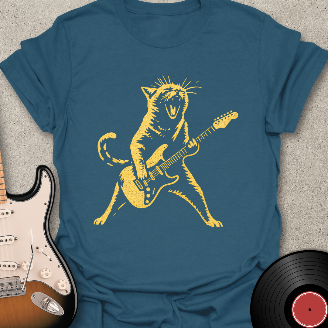 Rockstar Cat T-Shirt