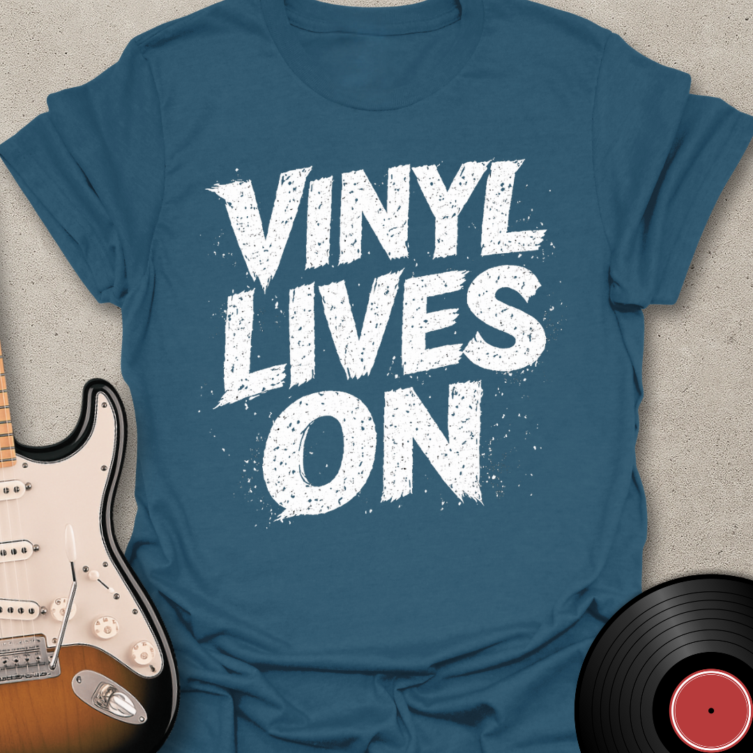 Vinyl Lives On T-Shirt