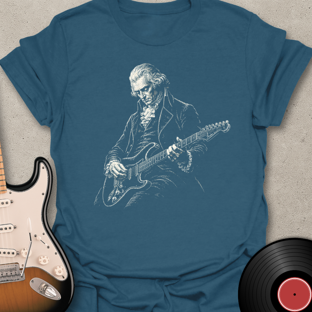 Thomas Jefferson Guitar T-Shirt