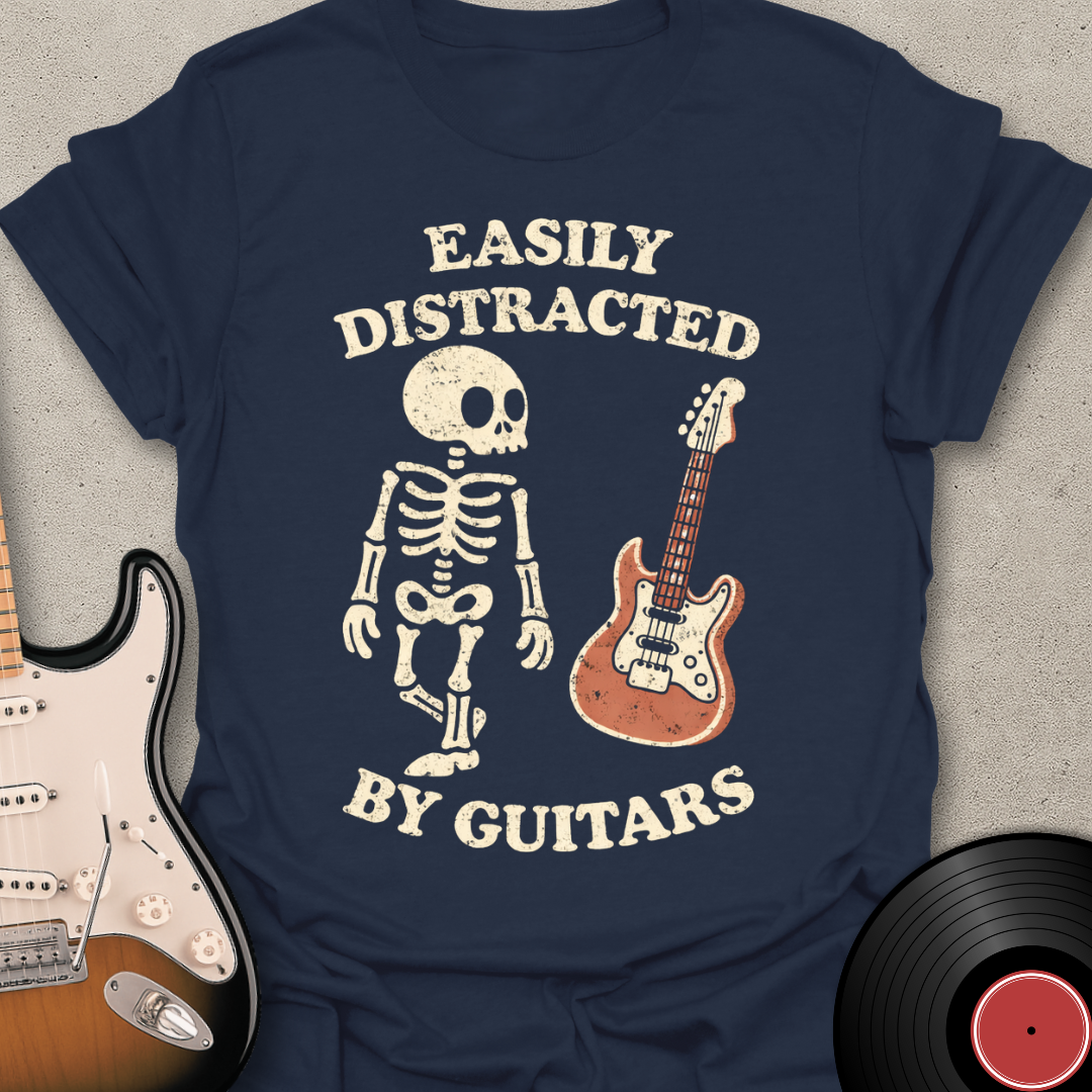 Easily Distracted Skeleton T-Shirt
