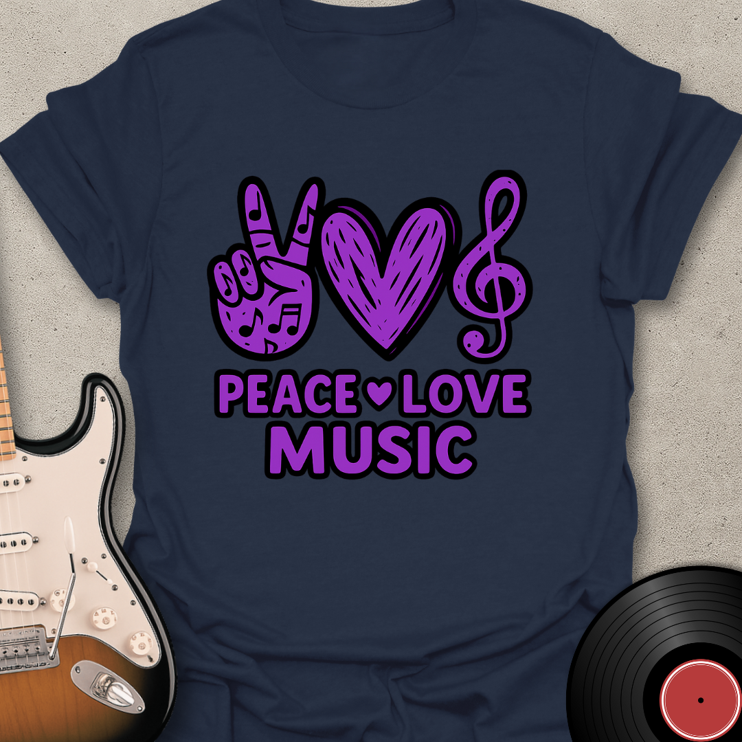 Peace Love Music T-Shirt