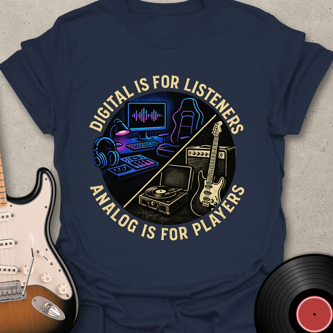Analog Is For Players T-Shirt