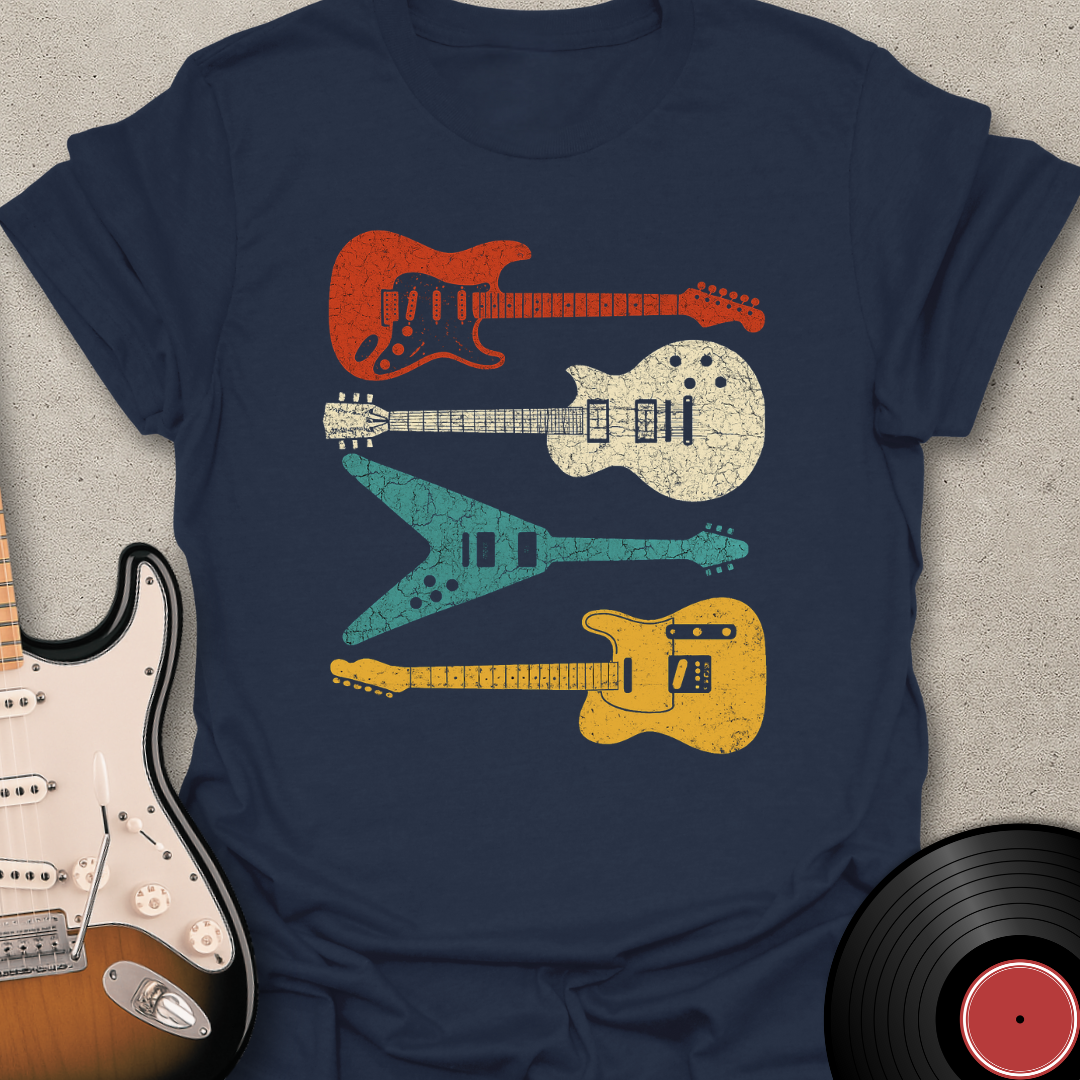 Vintage Guitar Stack T-Shirt