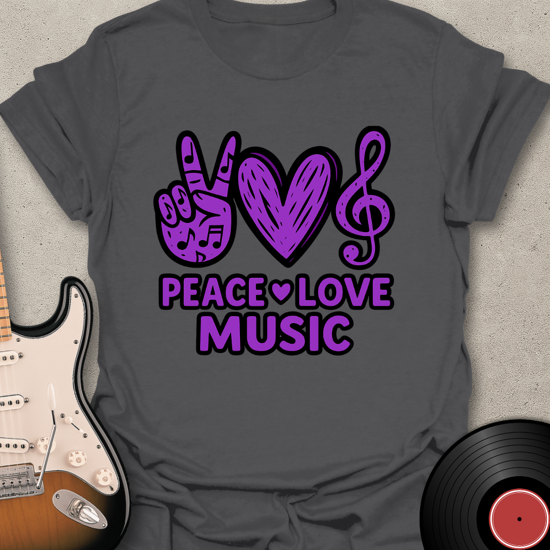 Peace Love Music T-Shirt