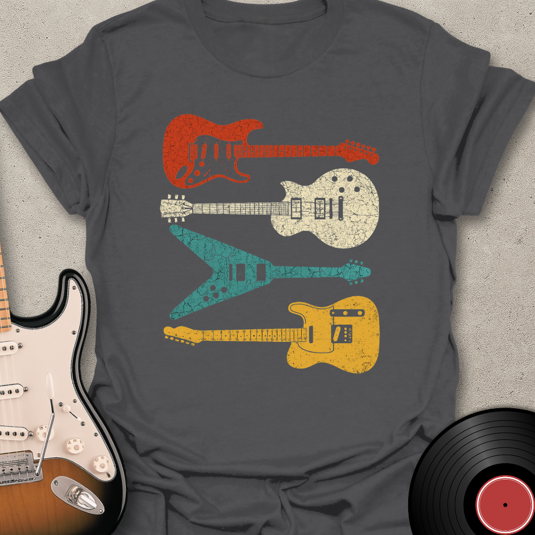 Vintage Guitar Stack T-Shirt