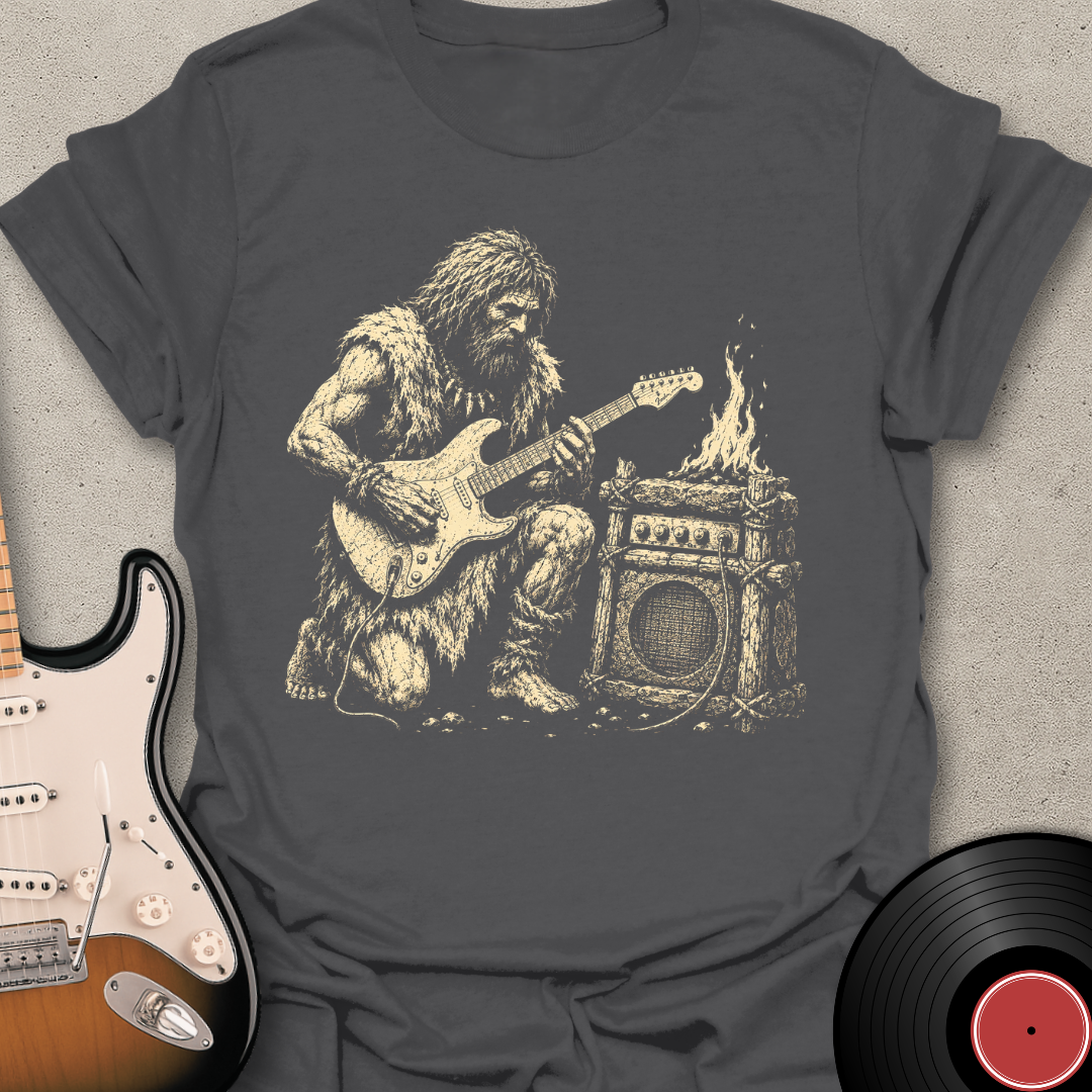 Caveman Guitar T-Shirt