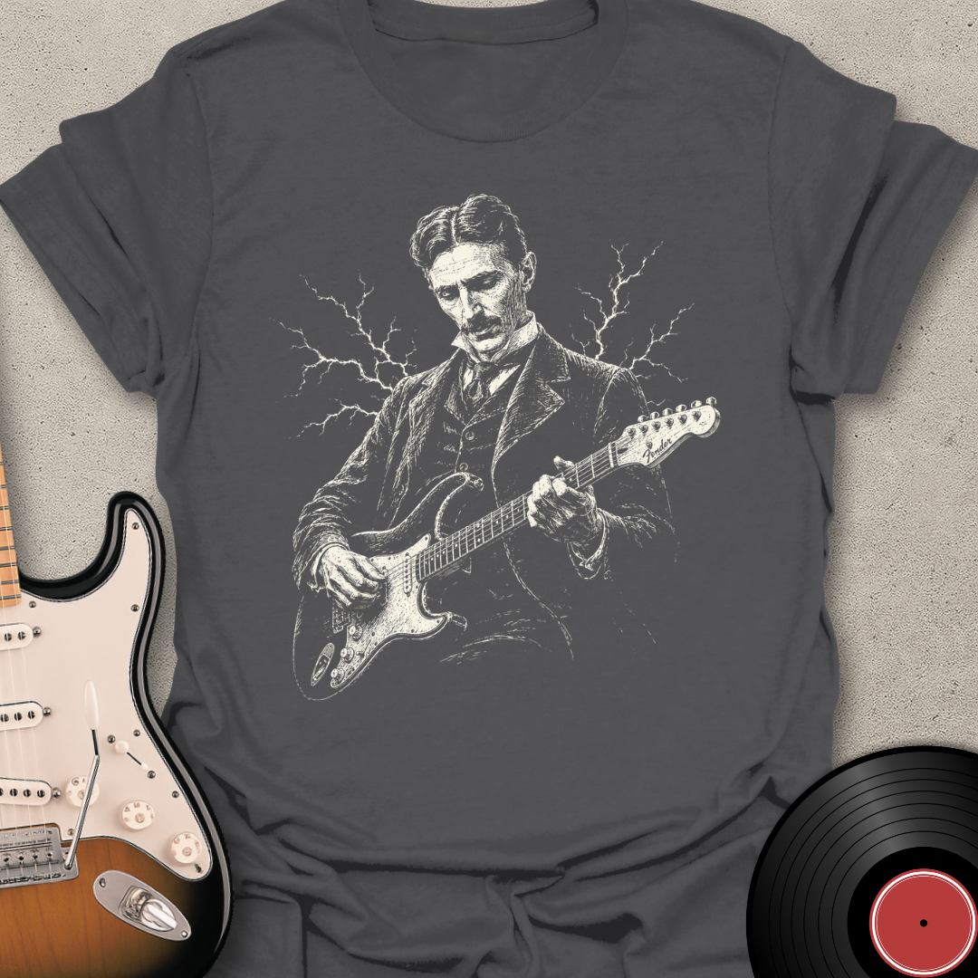 Tesla Guitar T-Shirt