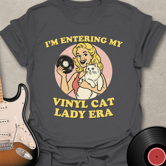 Vinyl Cat Lady Era T-Shirt