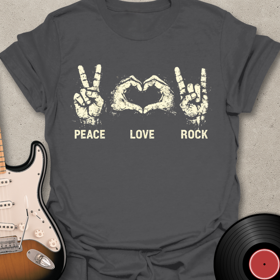 Peace Love Rock T-Shirt