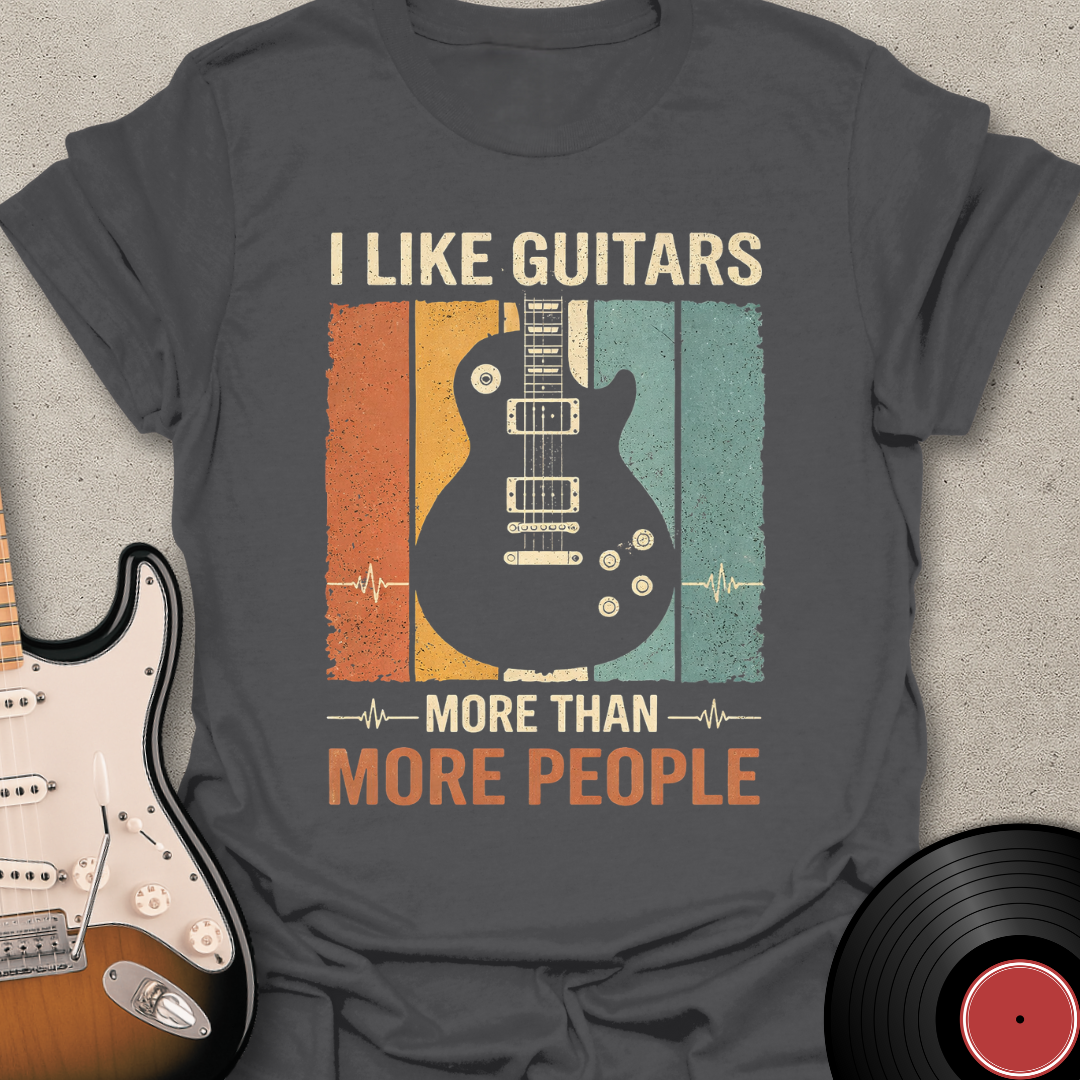Guitars More Than People T-Shirt