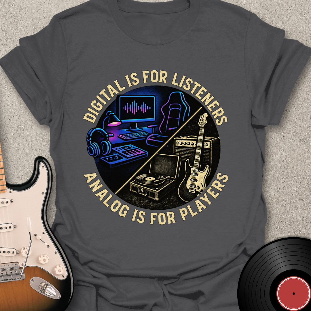 Analog Is For Players T-Shirt
