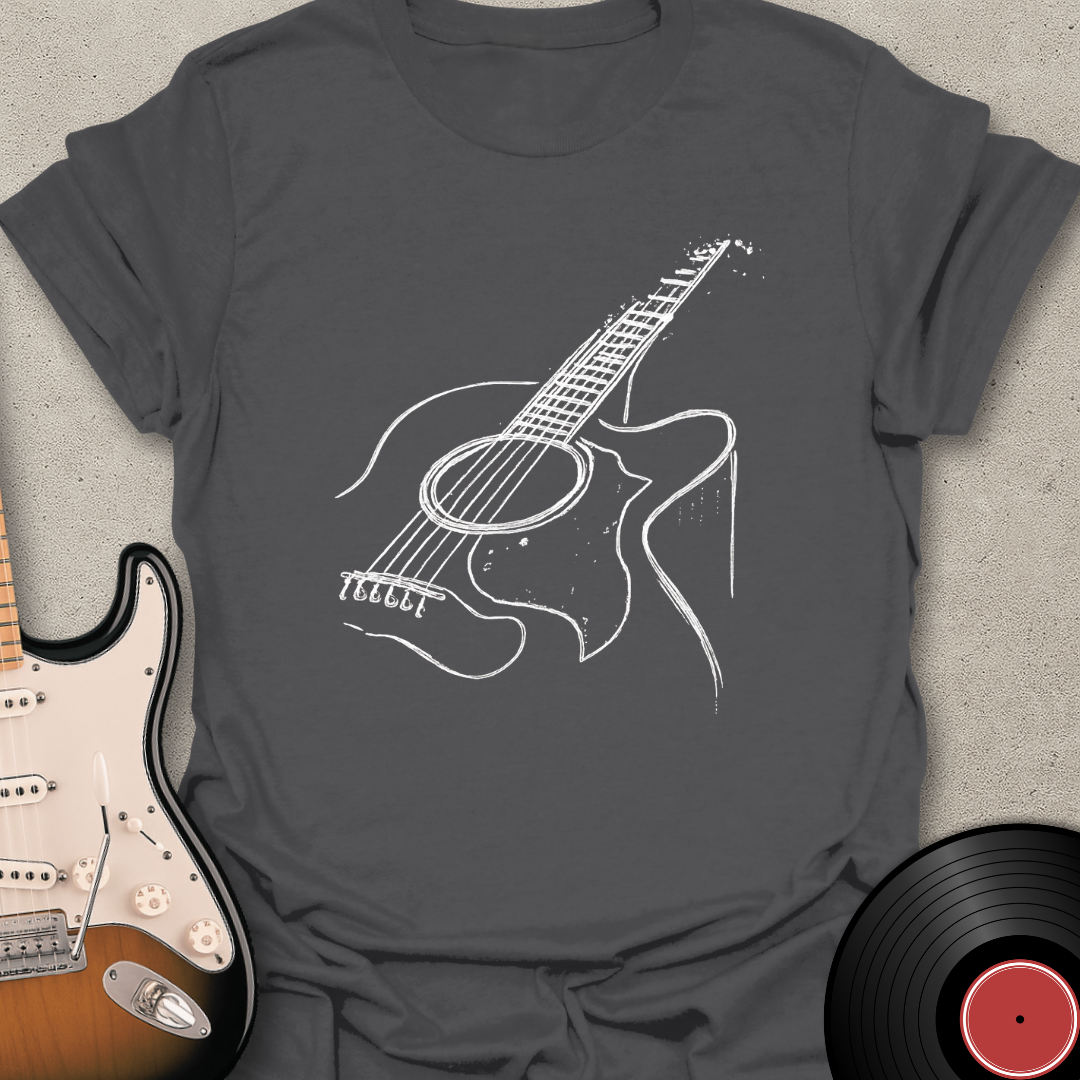 Sketch Guitar T-Shirt