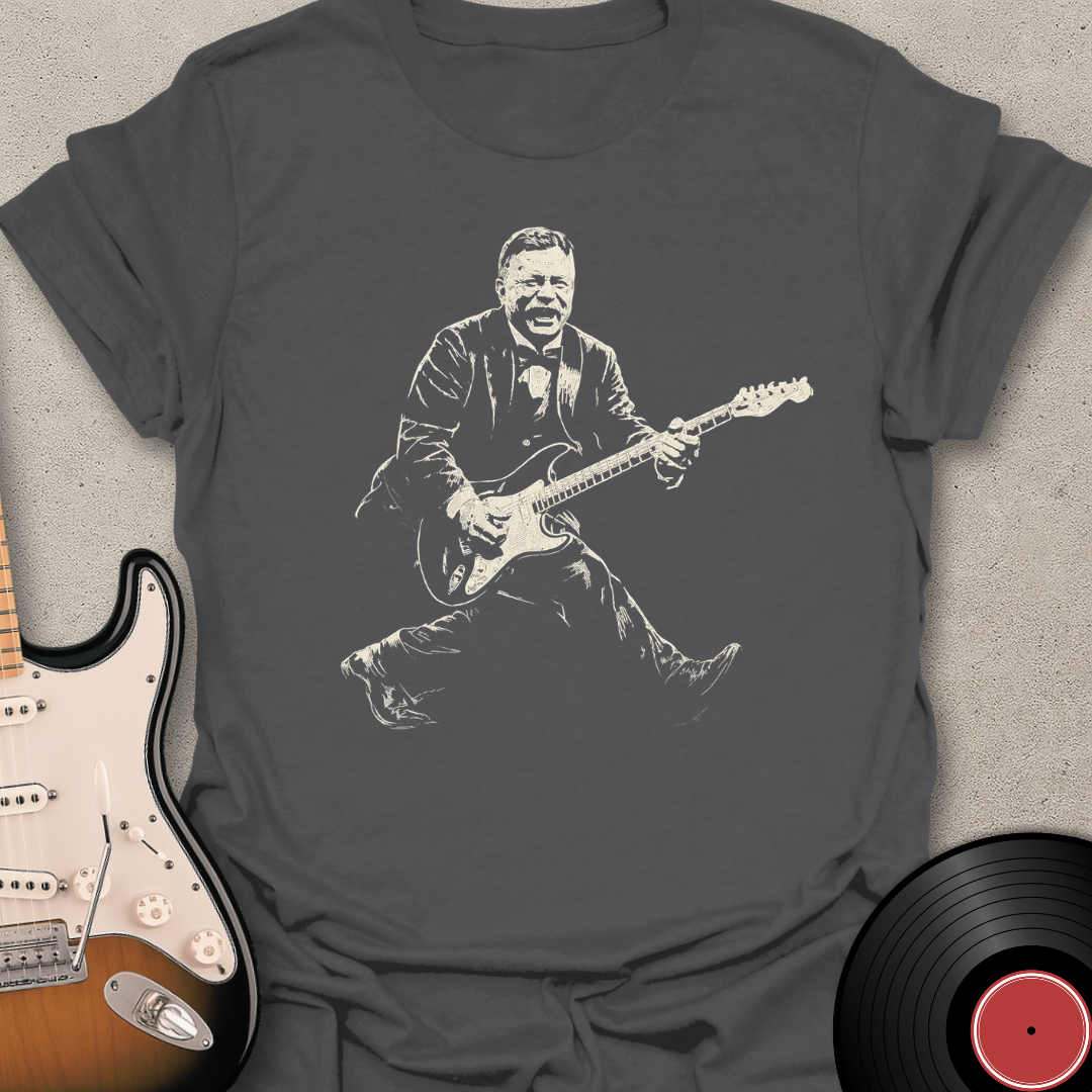 Teddy Roosevelt Guitar T-Shirt