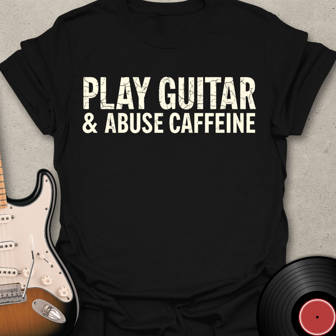 Abuse Caffeine (Text) T-Shirt