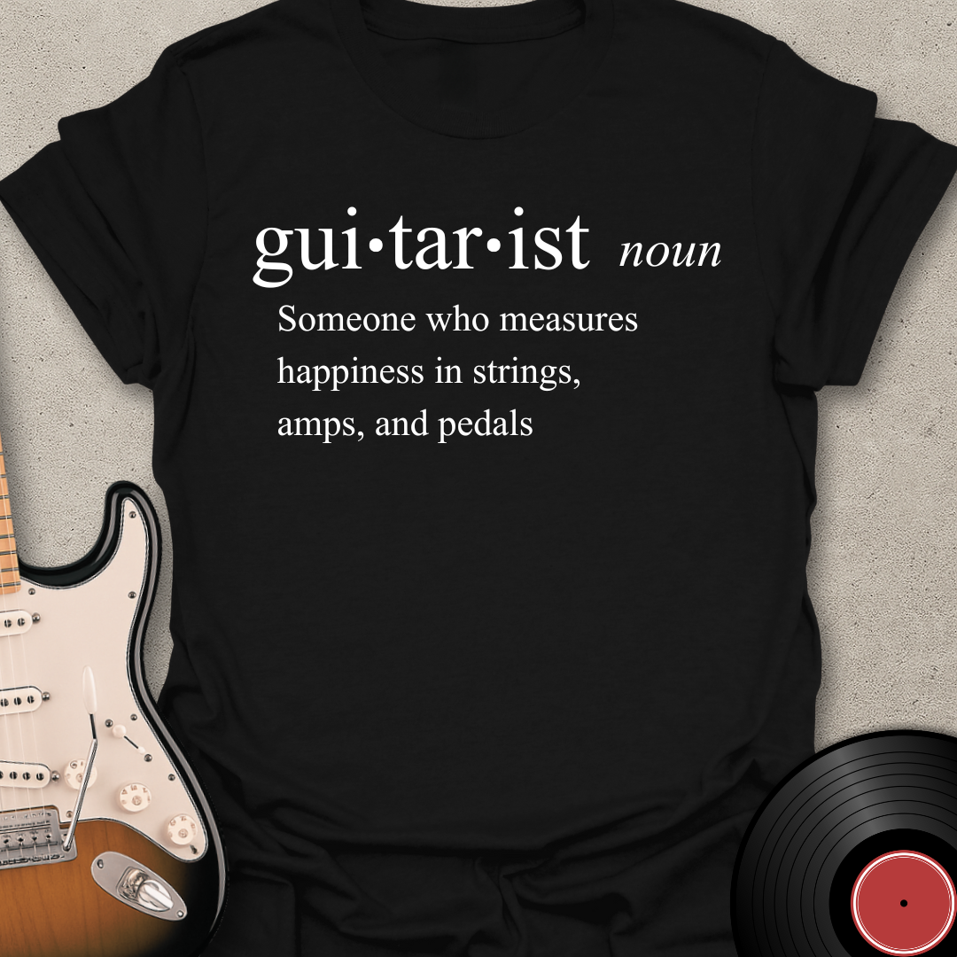 Guitarist Definition T-Shirt