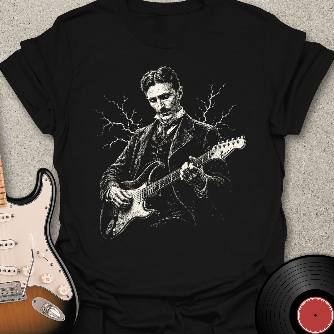 Tesla Guitar T-Shirt