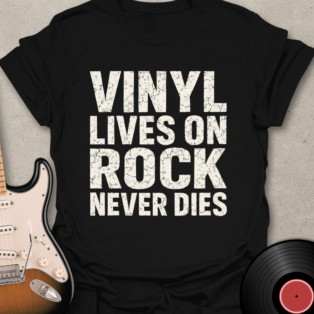 Vinyl Lives On T-Shirt