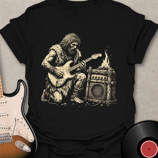 Caveman Guitar T-Shirt