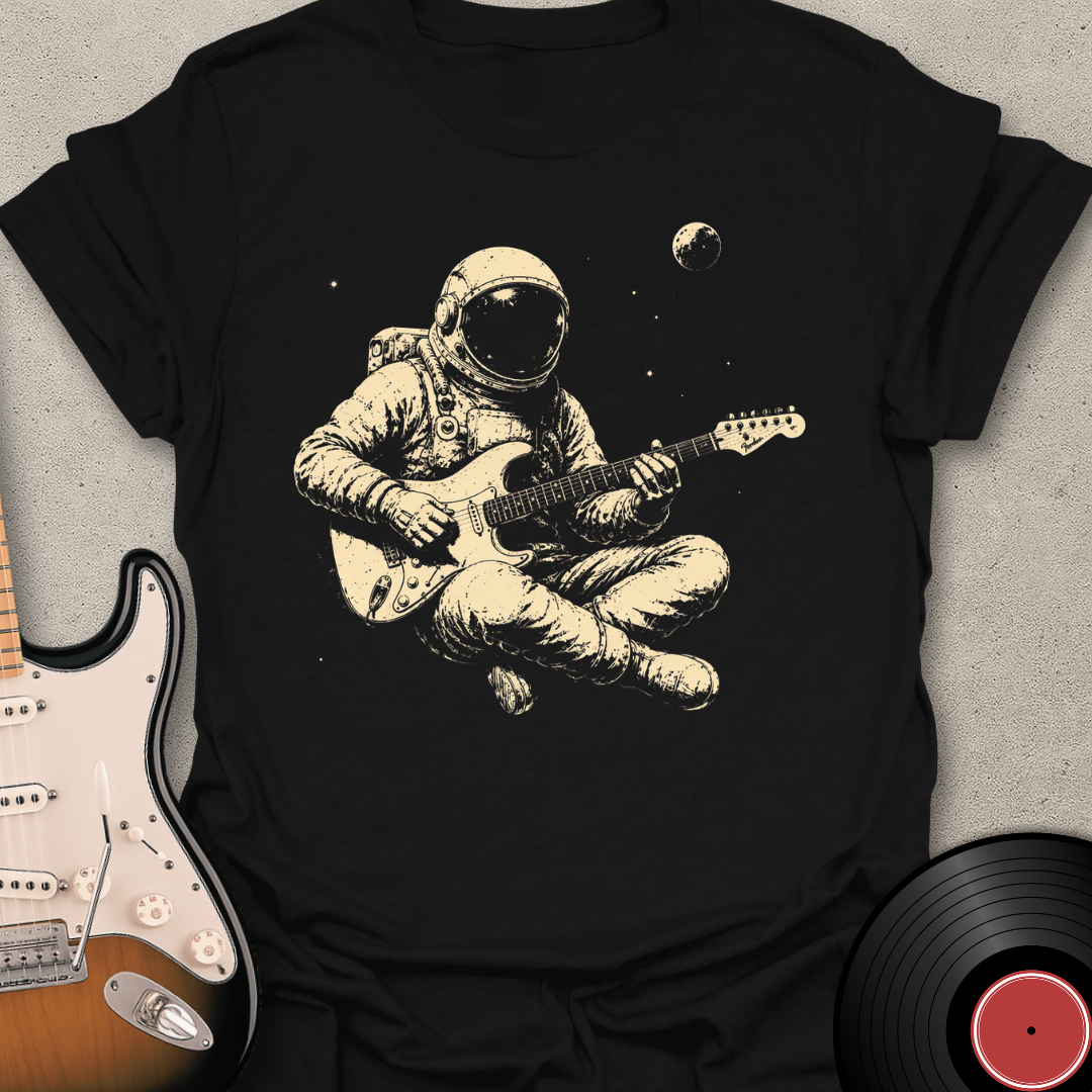 Astronaut Guitar T-Shirt