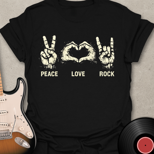 Peace Love Rock T-Shirt