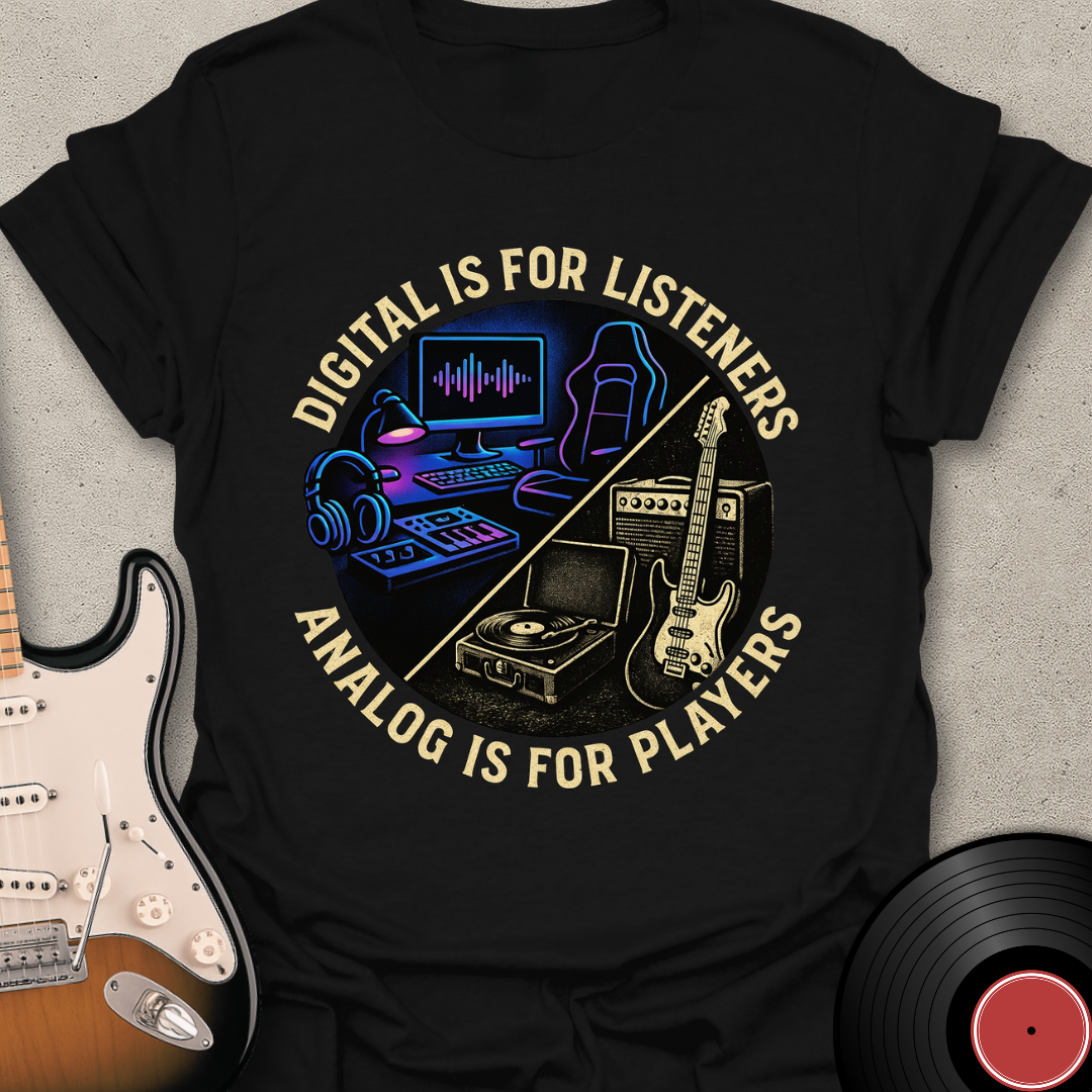 Analog Is For Players T-Shirt
