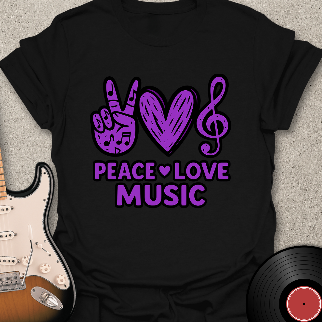 Peace Love Music T-Shirt