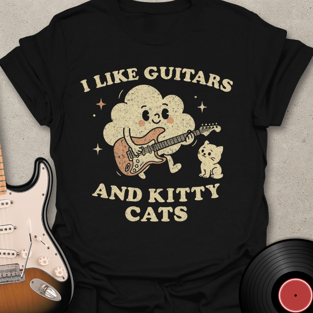Guitars & Kitty Cats T-Shirt