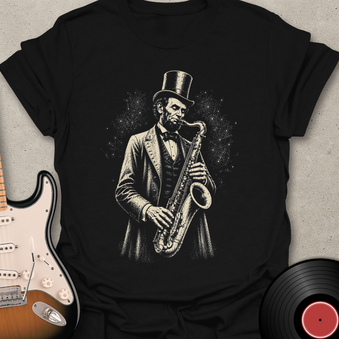 Lincoln Saxophone T-Shirt