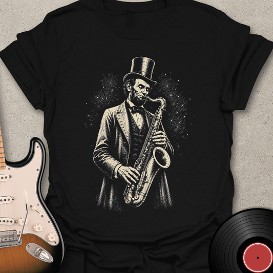 Lincoln Saxophone T-Shirt