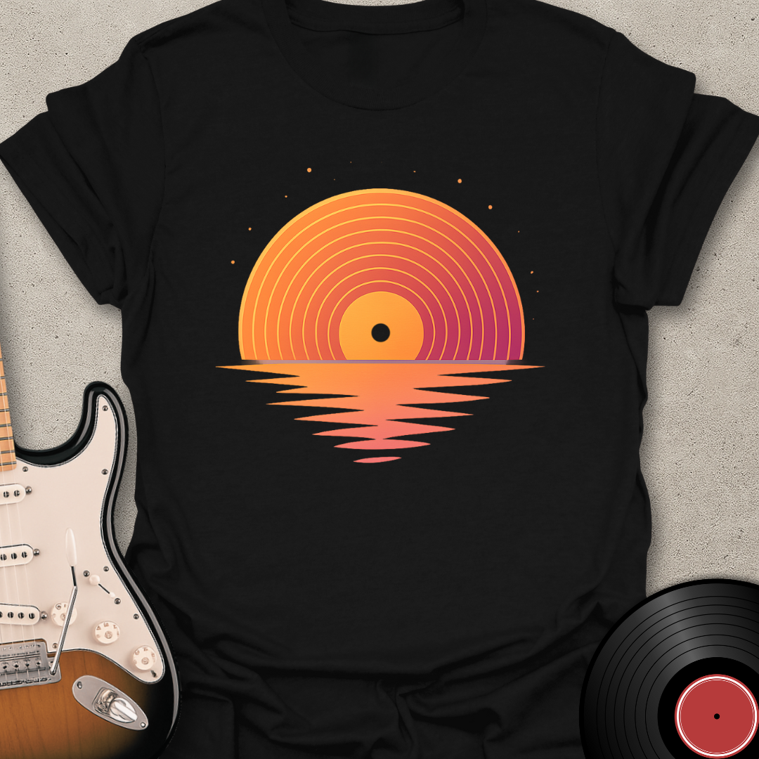Sunset Record T-Shirt