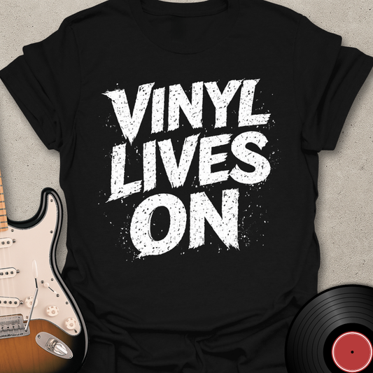 Vinyl Lives On T-Shirt