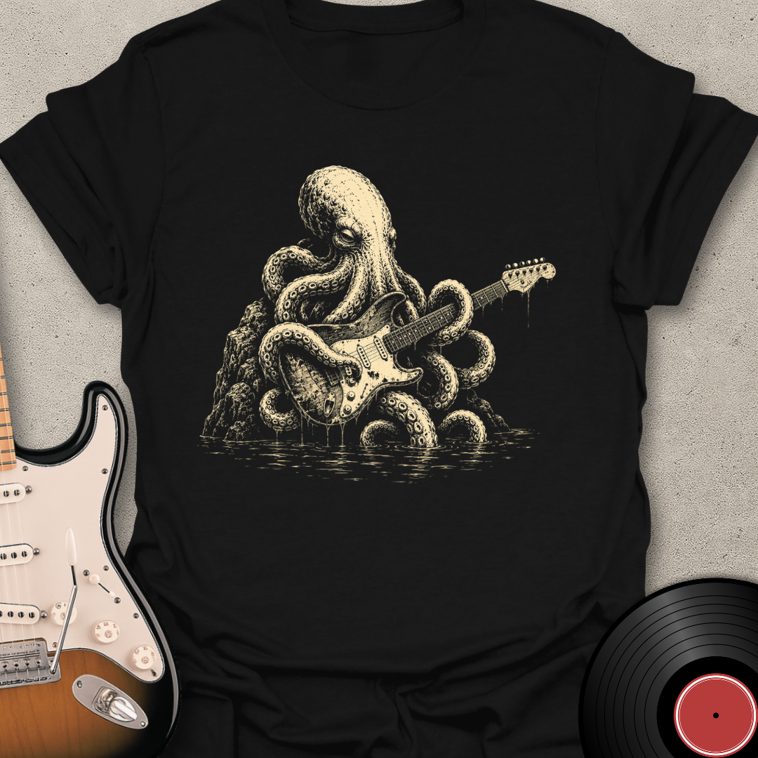 Octopus Guitar T-Shirt