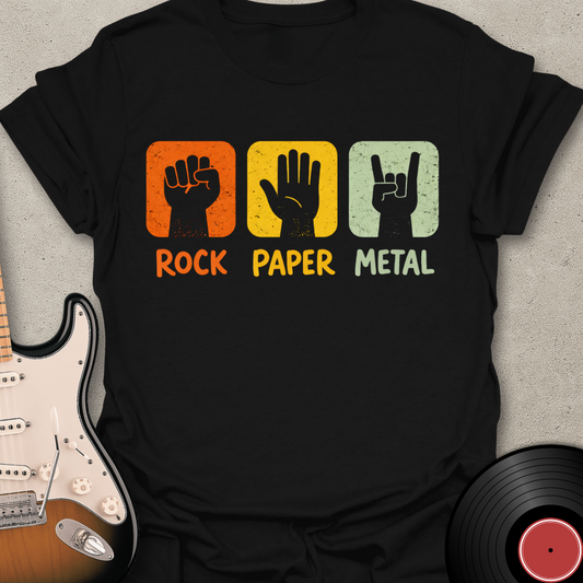 Rock Paper Metal T-Shirt
