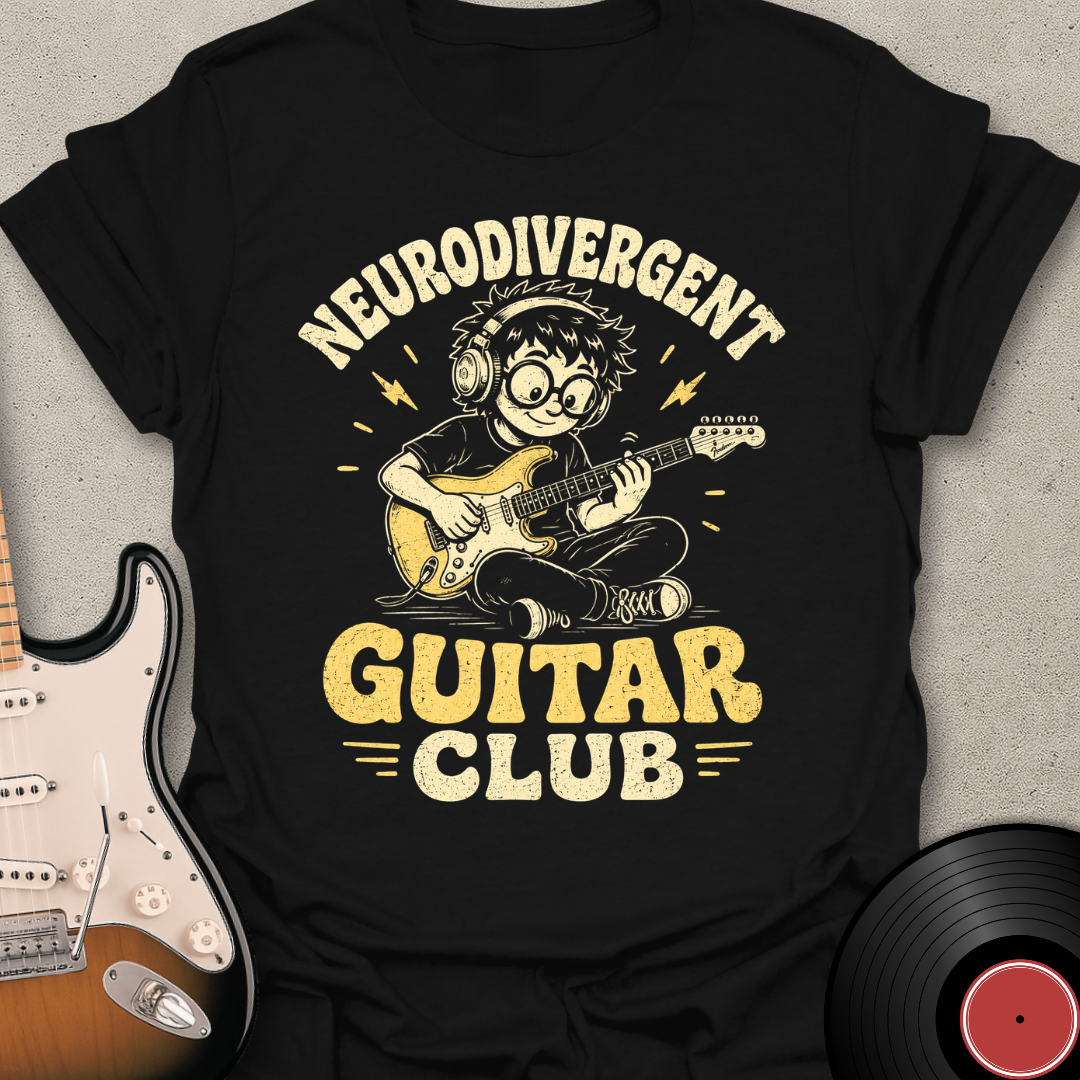 Neurodivergent Guitar Club T-Shirt