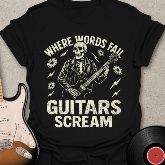Guitars Scream T-Shirt