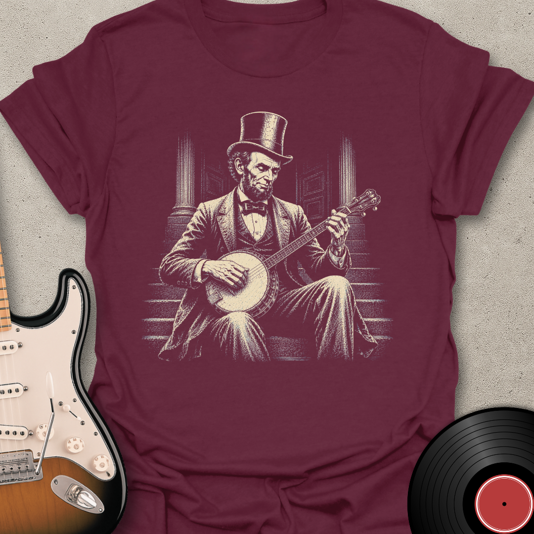 Lincoln Banjo T-Shirt