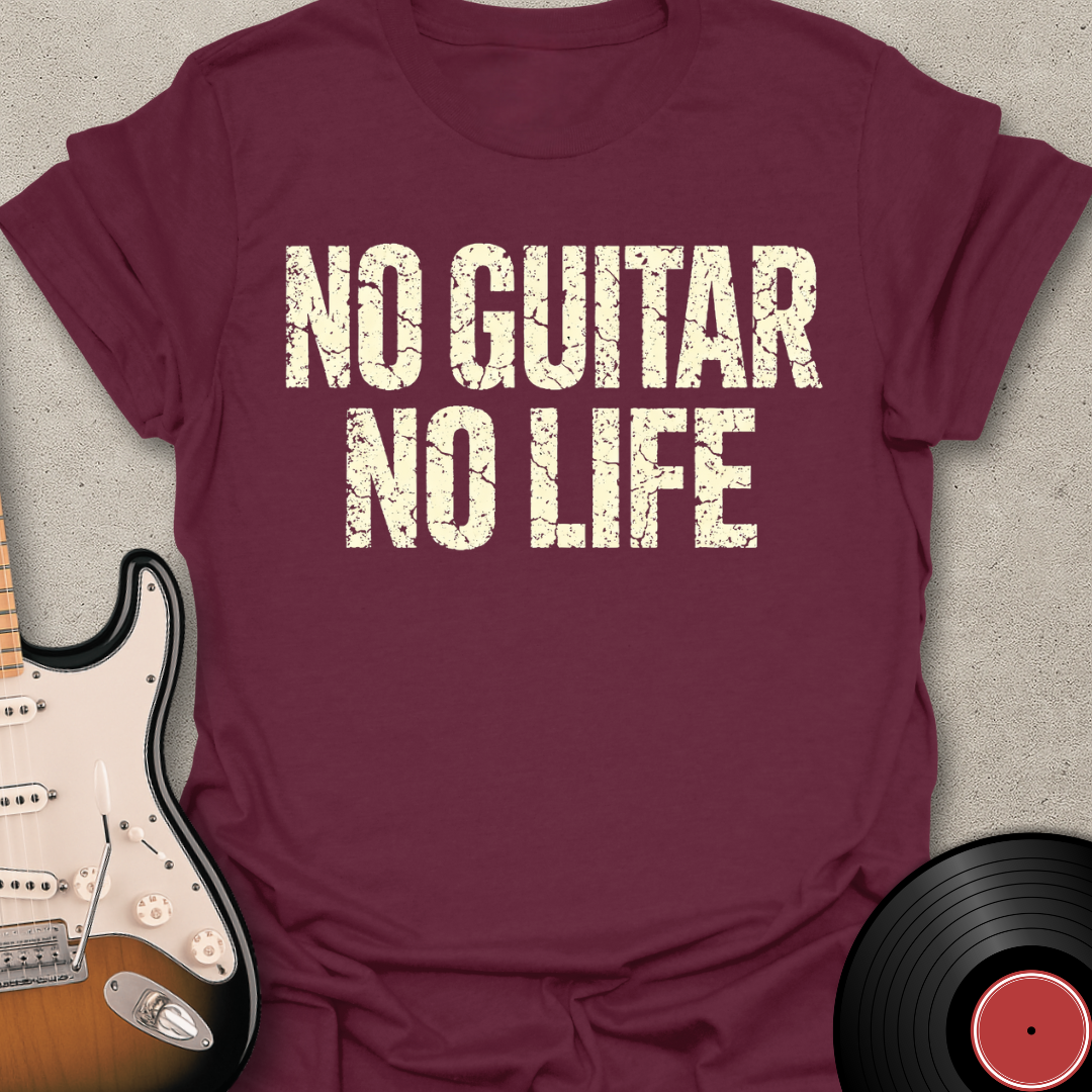 No Guitar No Life T-Shirt