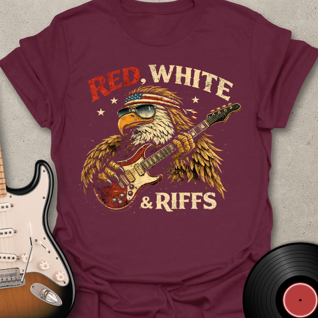 Red, White, & Riffs T-Shirt
