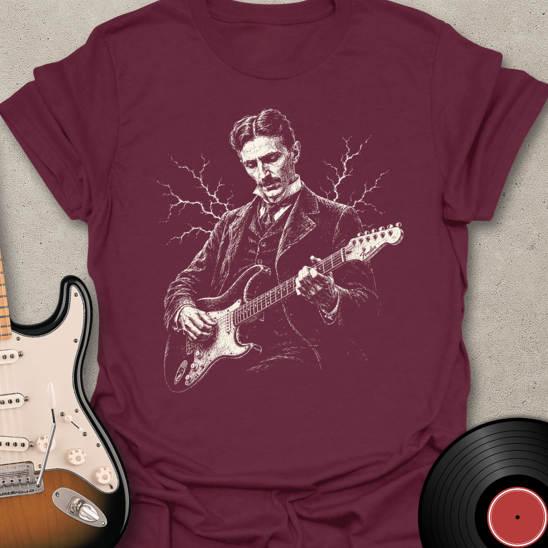 Tesla Guitar T-Shirt