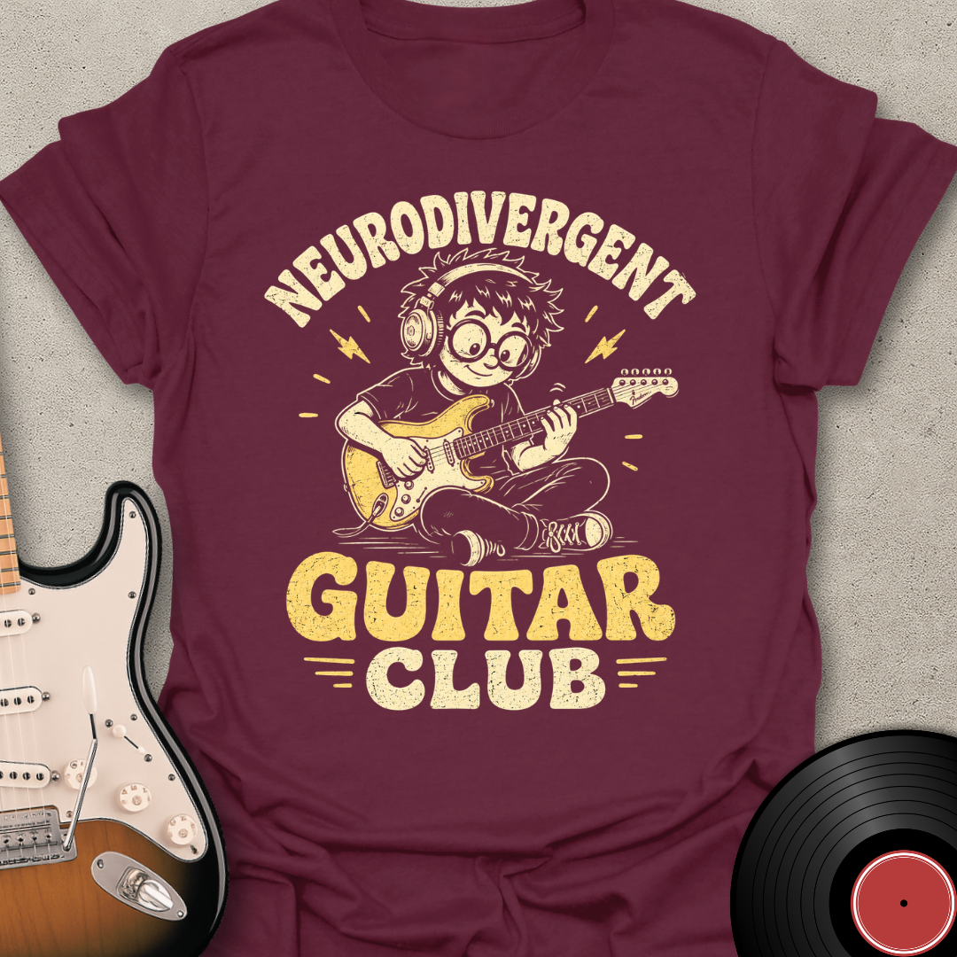 Neurodivergent Guitar Club T-Shirt