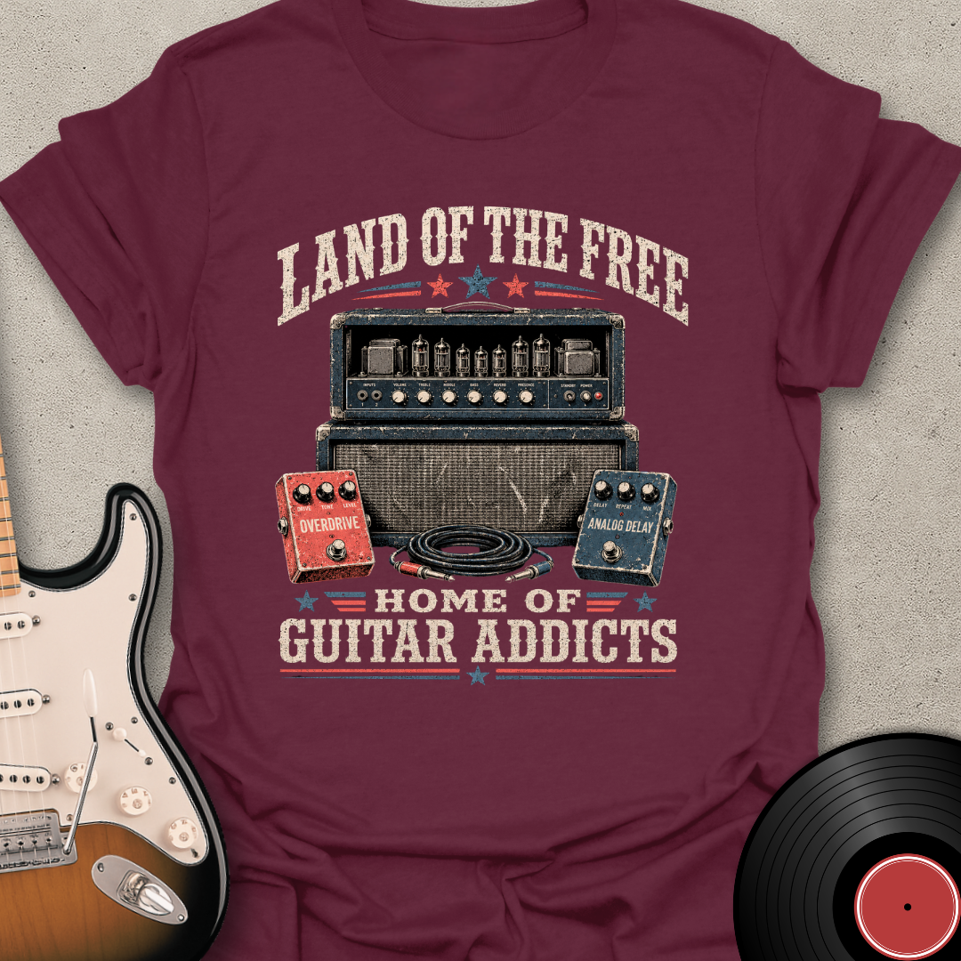 Home Of Guitar Addicts T-Shirt