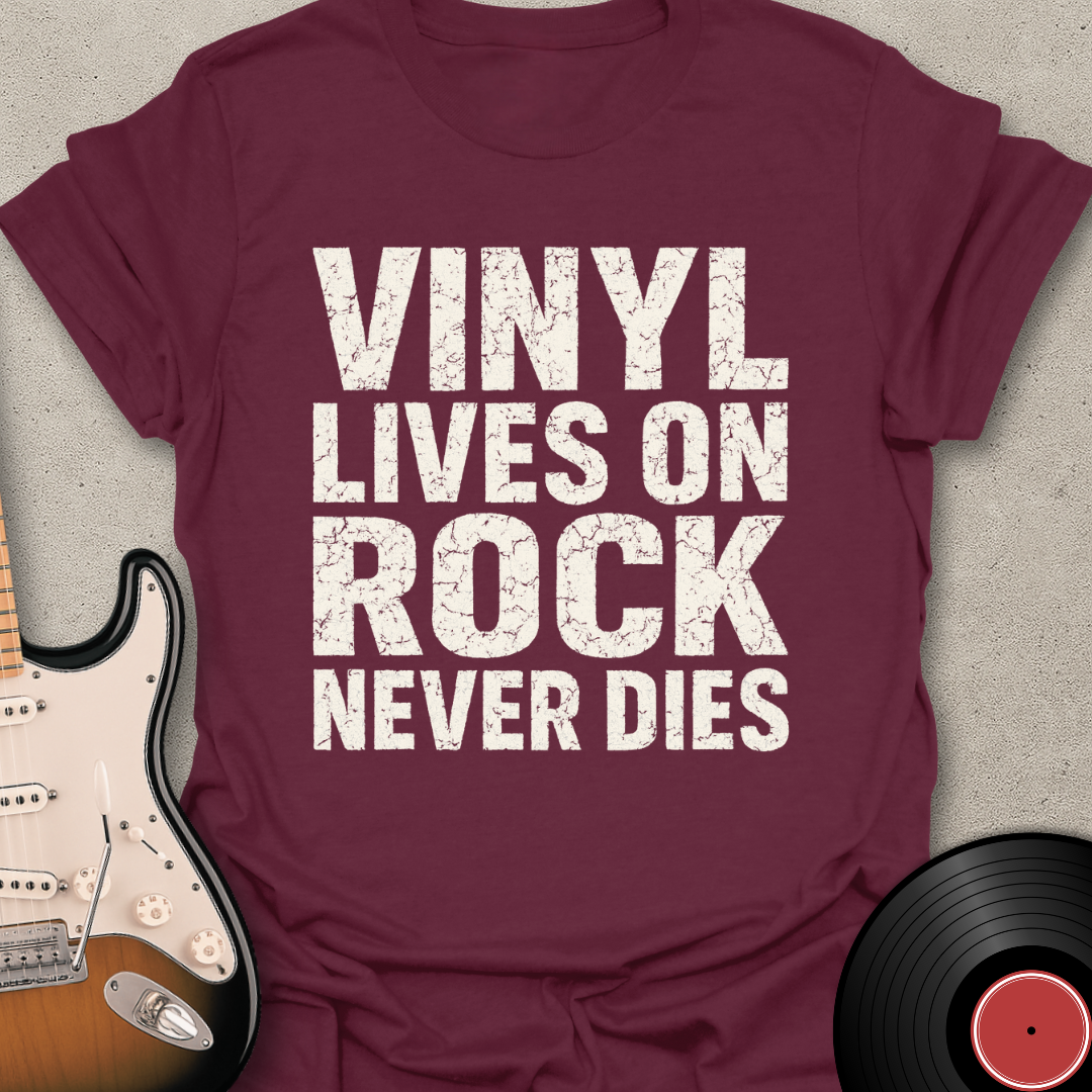 Vinyl Lives On T-Shirt