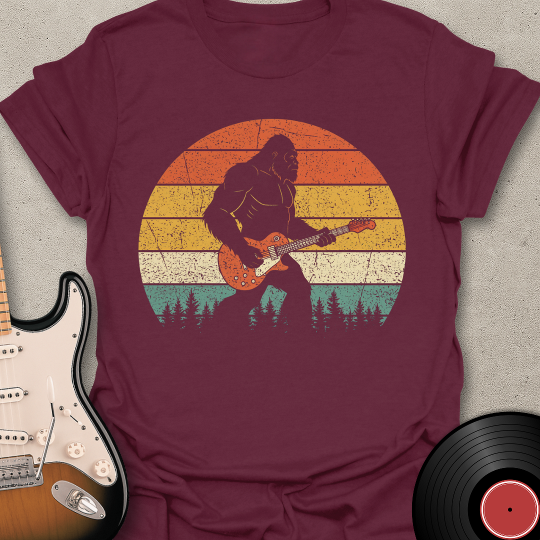 Retro Shredding Bigfoot T-Shirt