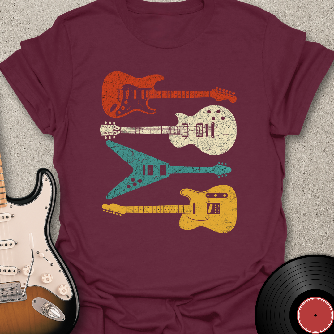 Vintage Guitar Stack T-Shirt